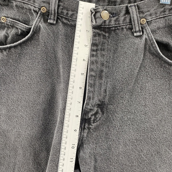 Wrangler Jeans Womens Size 32 Black Denim High Rise Vintage 5 Pocket Zip Closure - Picture 5 of 13
